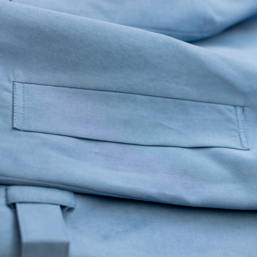 Topaz Blue Car Coat