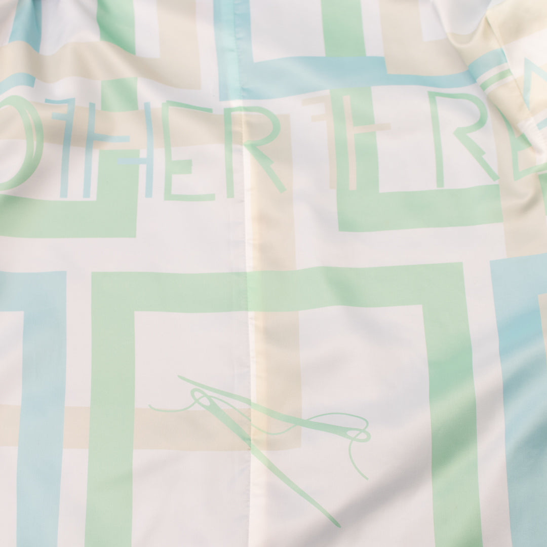Topaz Blue Car Coat