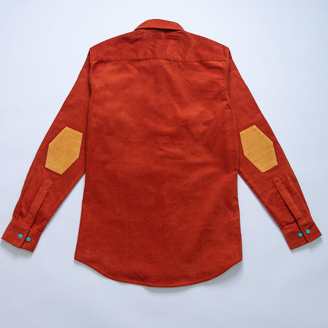 Barn Red Multicolor Corduroy Shirt