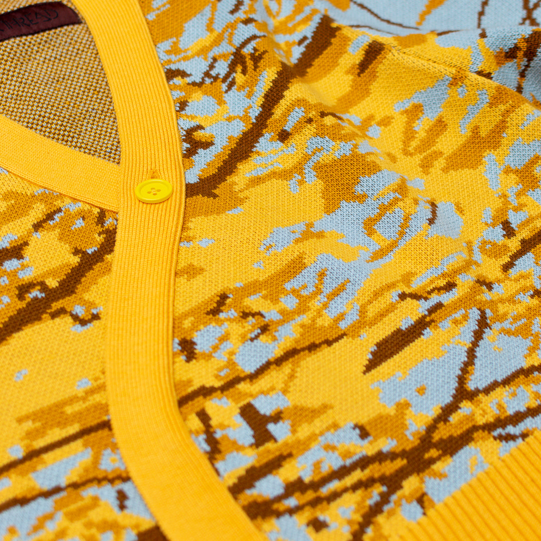 Autumn Leaves Cropped Cardigan