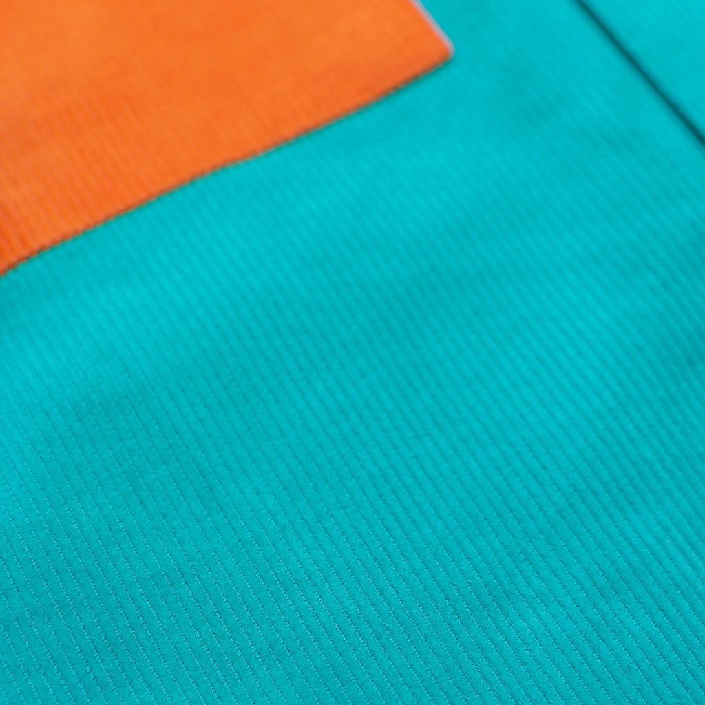 Sapphire Blue Multicolor Corduroy Shirt