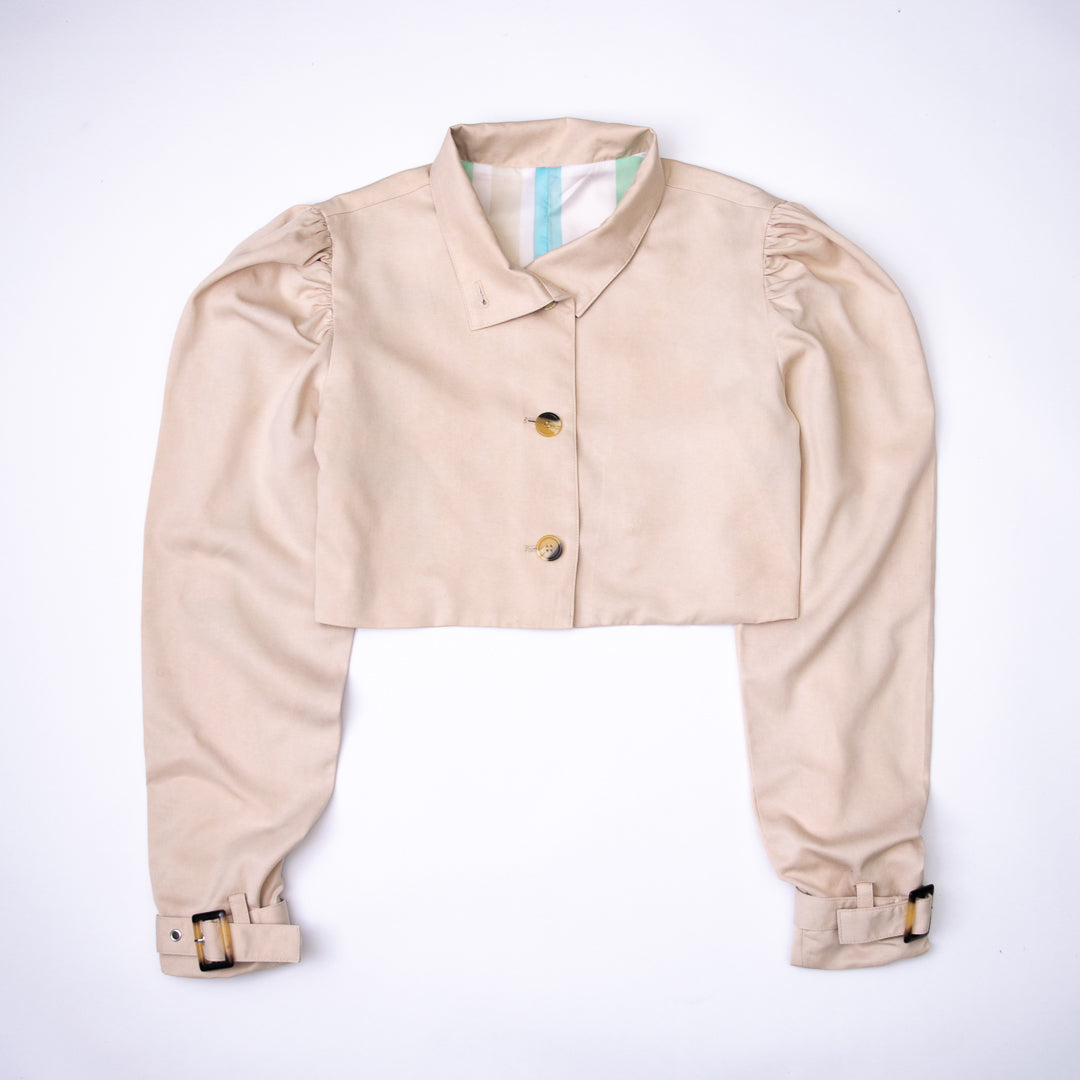 Honey Cropped Car Coat