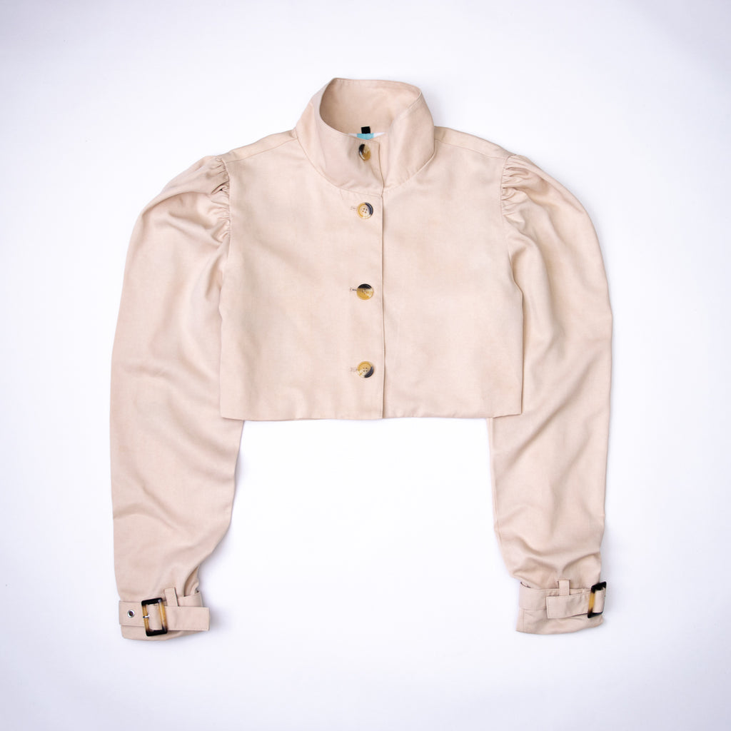 Honey Cropped Car Coat