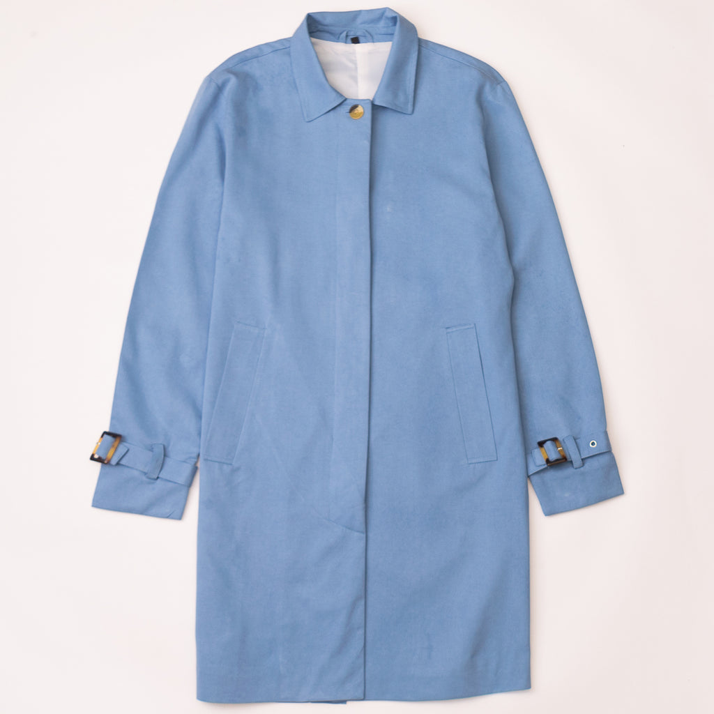 Topaz Blue Car Coat