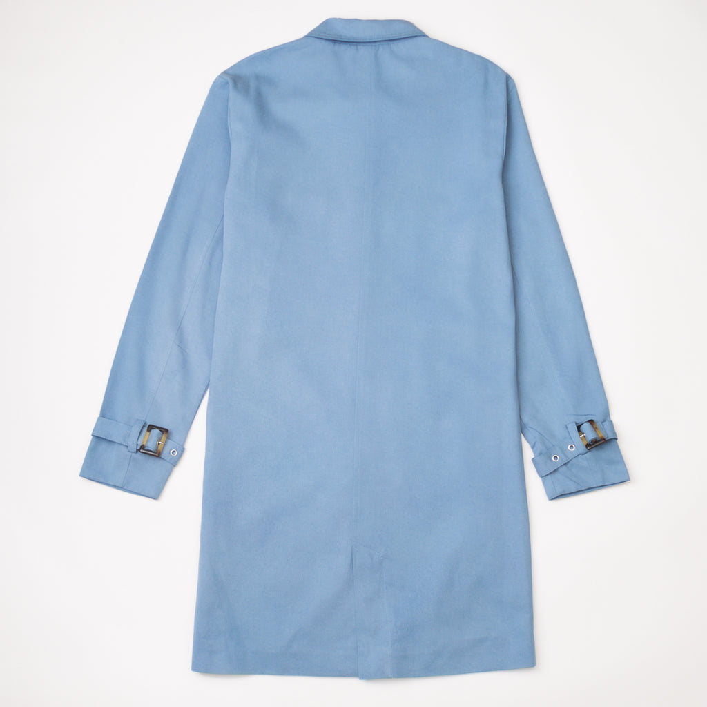 Topaz Blue Car Coat