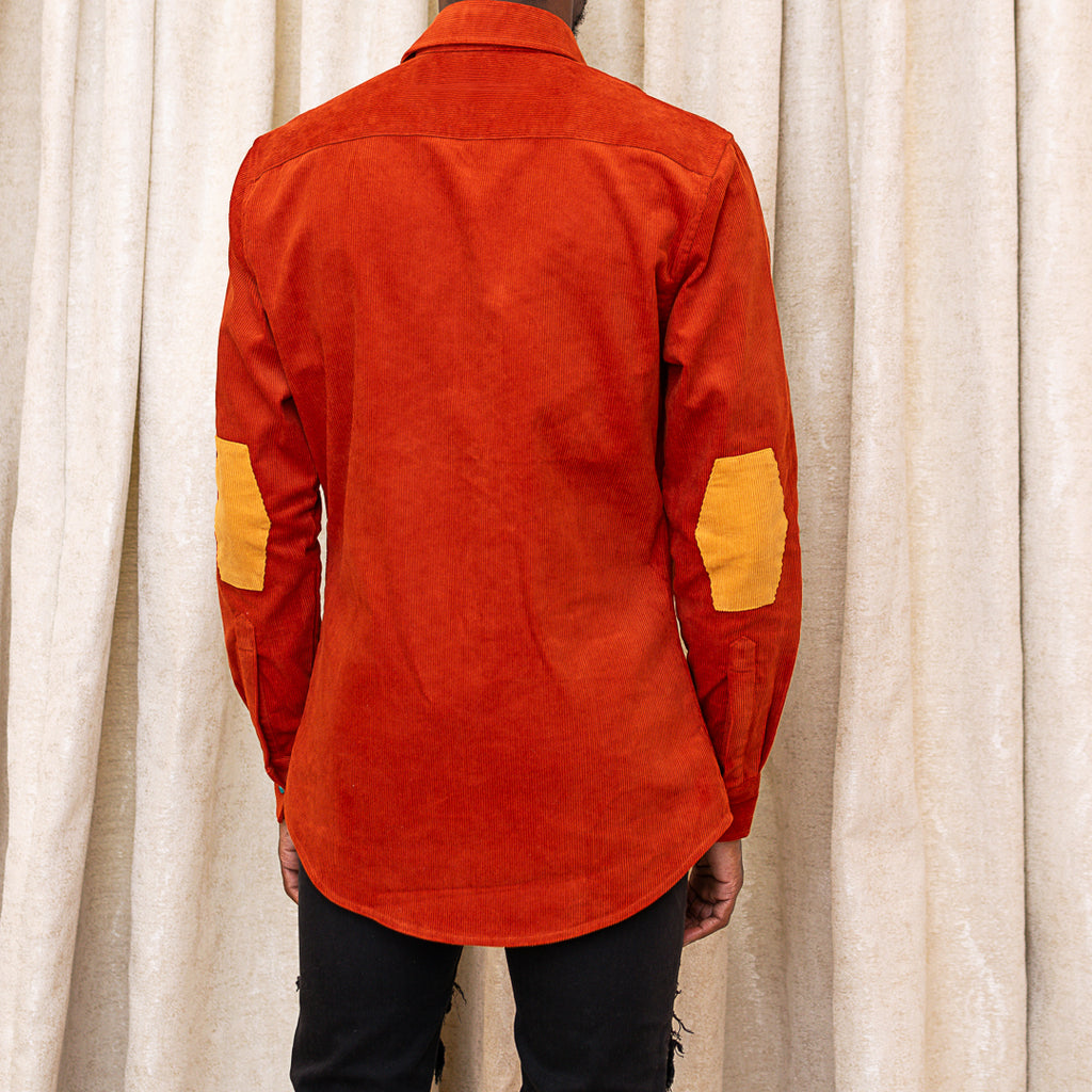 Barn Red Multicolor Corduroy Shirt