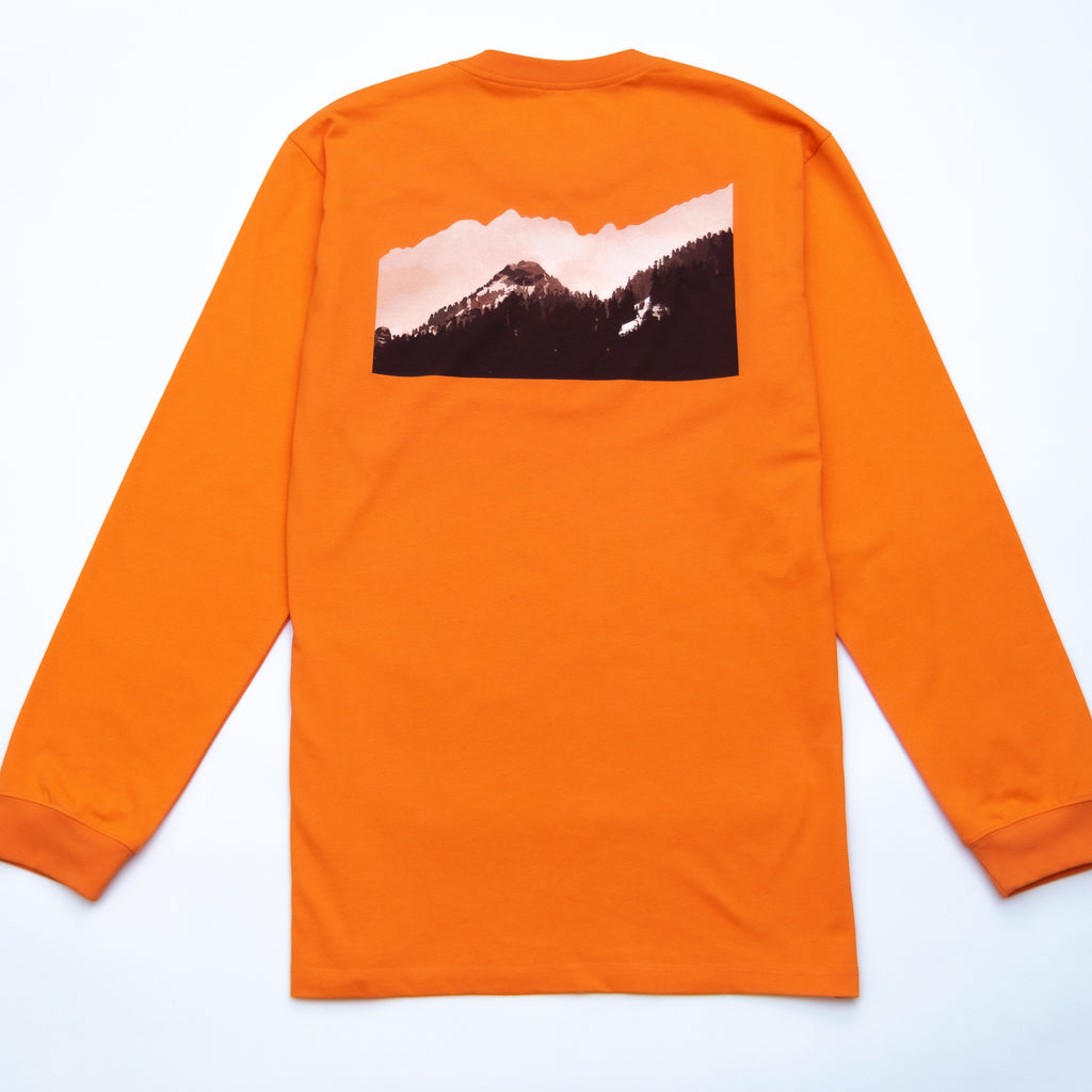 Pumpkin Orange Long Sleeve Tee