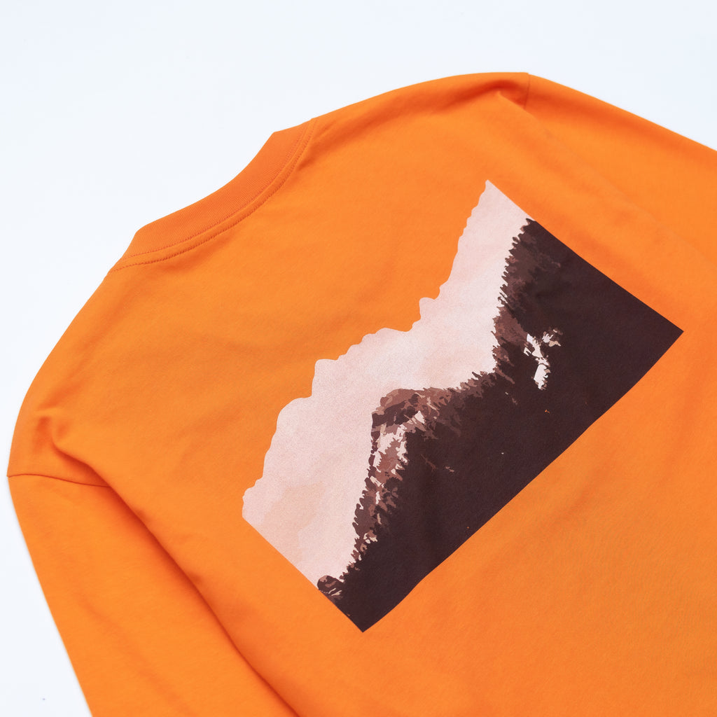Pumpkin Orange Long Sleeve Tee