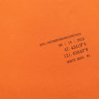 Pumpkin Orange Long Sleeve Tee