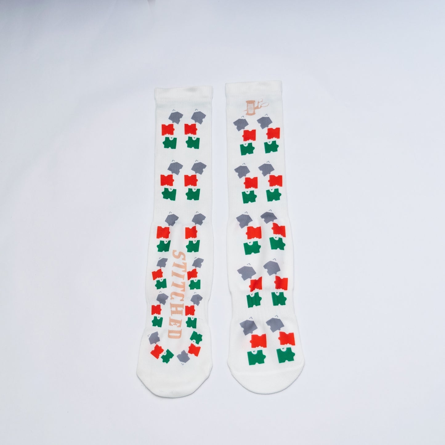 Embroidered Stitched Socks