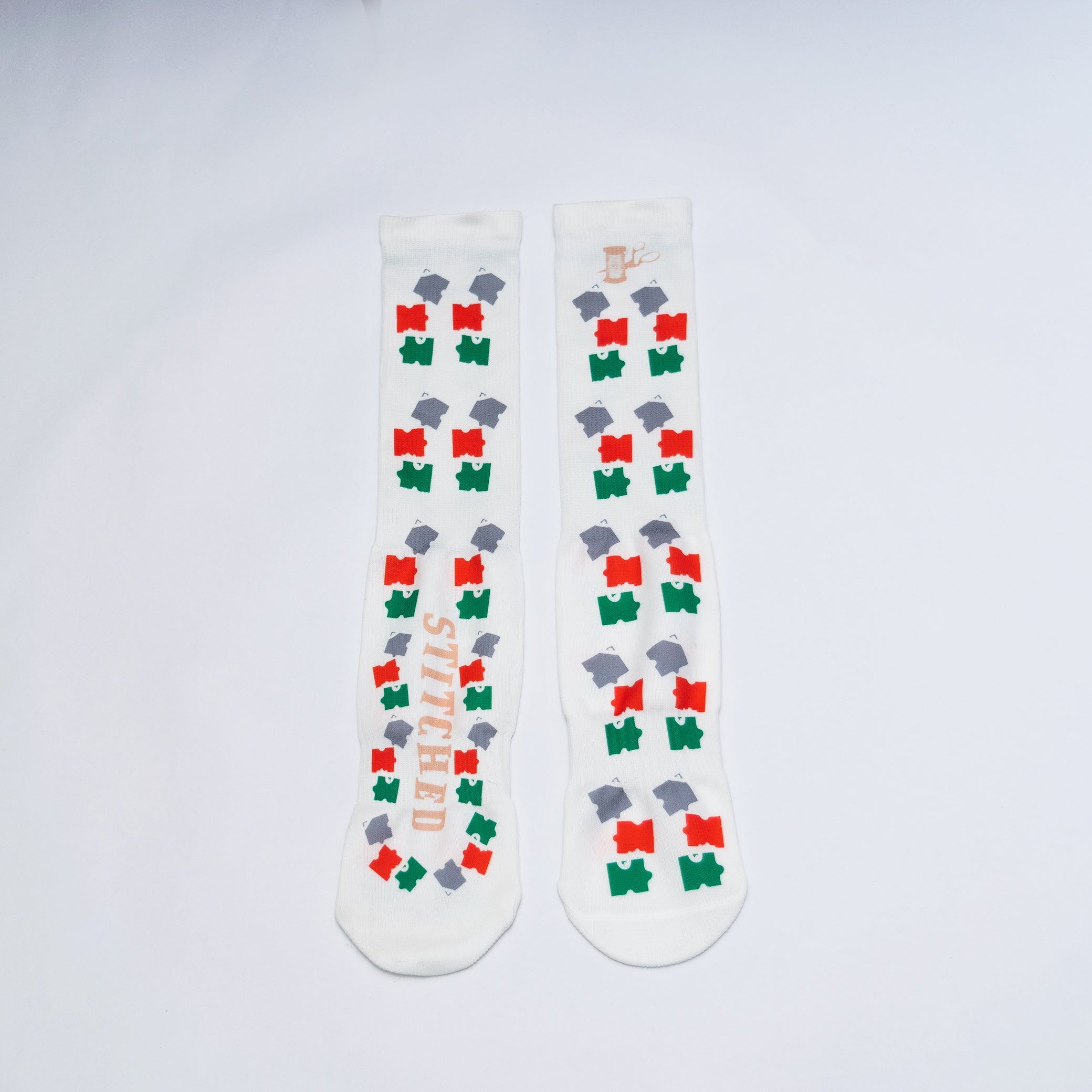 Embroidered Stitched Socks