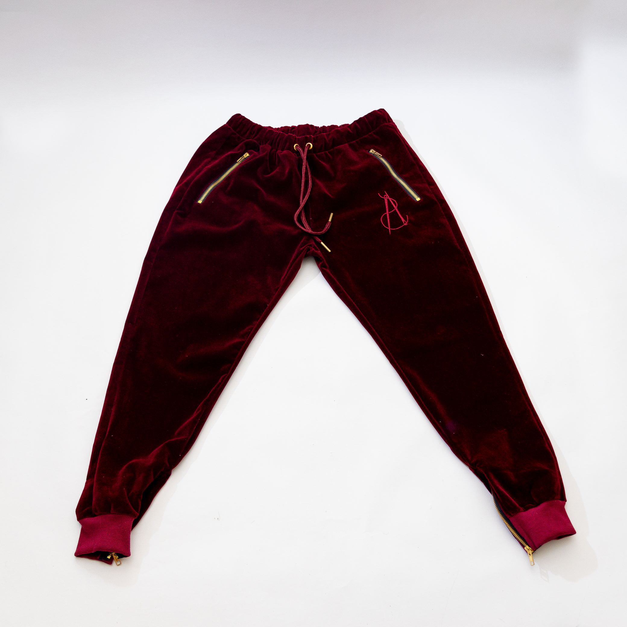 【2plan】Spell velour track string pants Plus-Size OG Big Bling Velour Track Pants - Juicy Couture